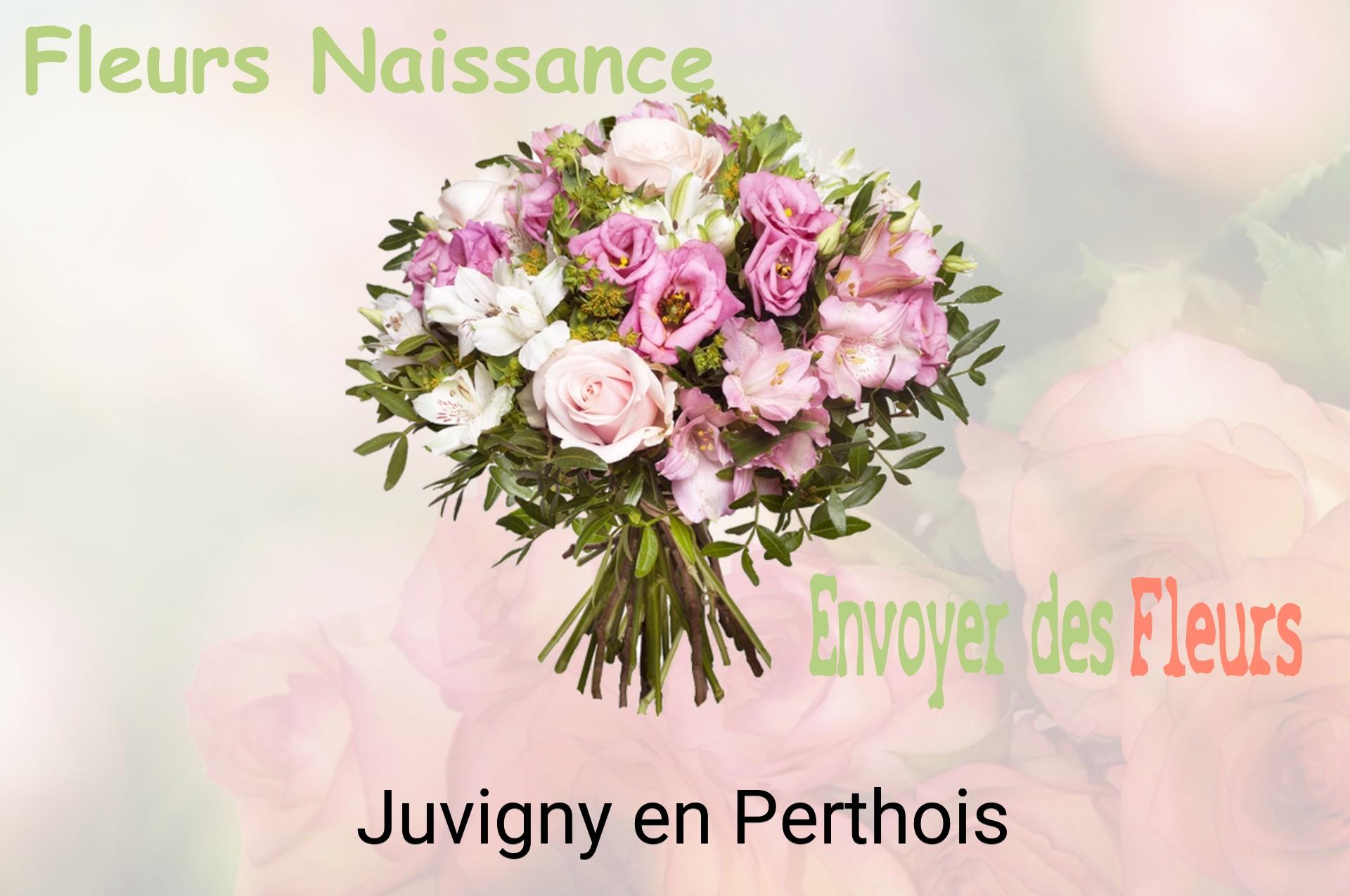 Bouquet de fleurs de naissance livré à Juvigny-en-Perthois